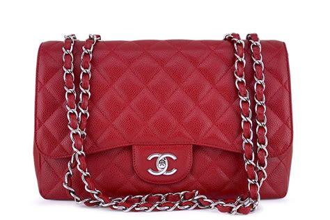 chanel jumbo red caviar|Chanel Classic Flap Bag: How Much Is It & Is It Worth .